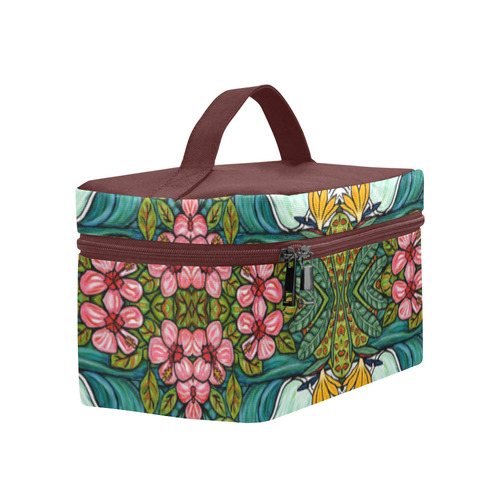 Passion Garden Cosmetic Bag/Large (Model 1658)