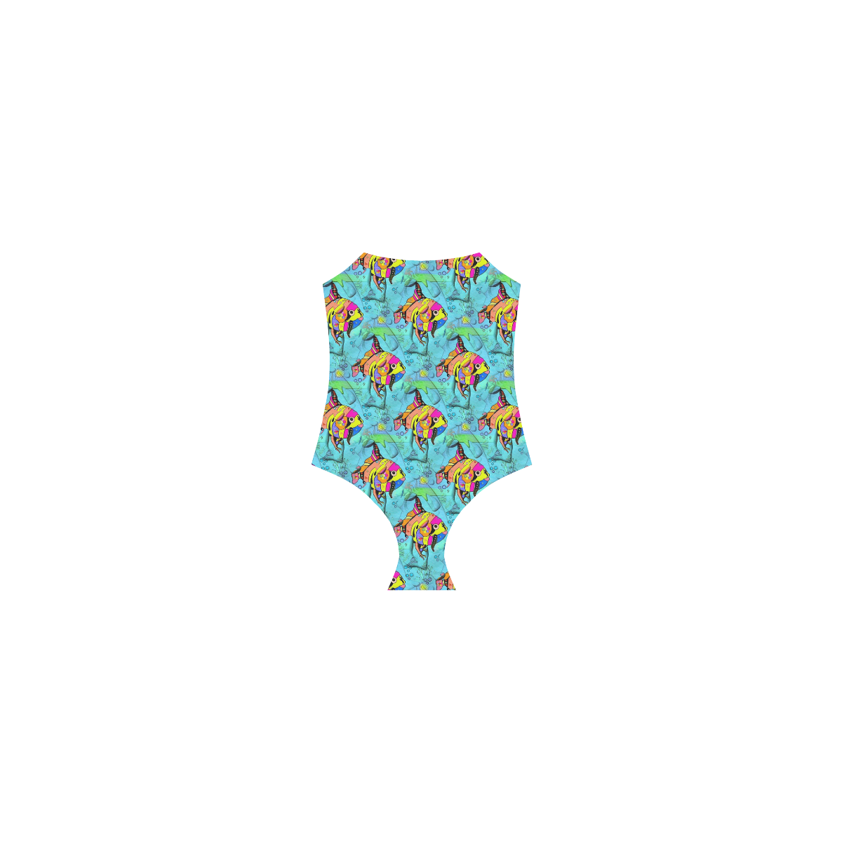 Lovely Fish by Nico Bielow Strap Swimsuit ( Model S05)