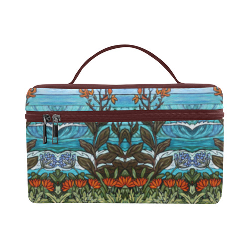 Canna Lilies Cosmetic Bag/Large (Model 1658)