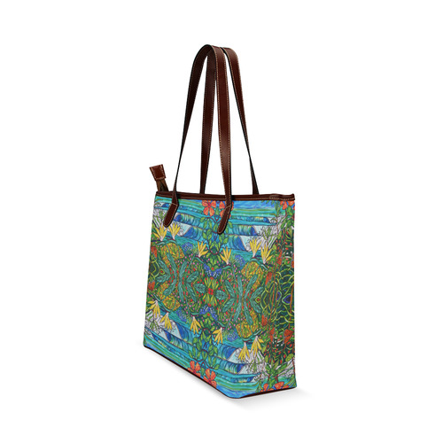 Summer Bliss Shoulder Tote Bag (Model 1646)