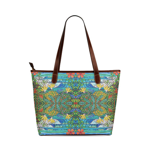 Summer Bliss Shoulder Tote Bag (Model 1646)