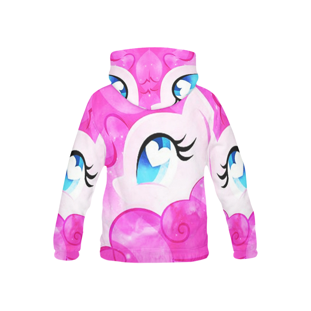 heart pinkie All Over Print Hoodie for Kid (USA Size) (Model H13)