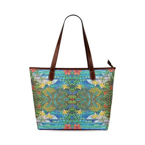 Summer Bliss Shoulder Tote Bag (Model 1646)