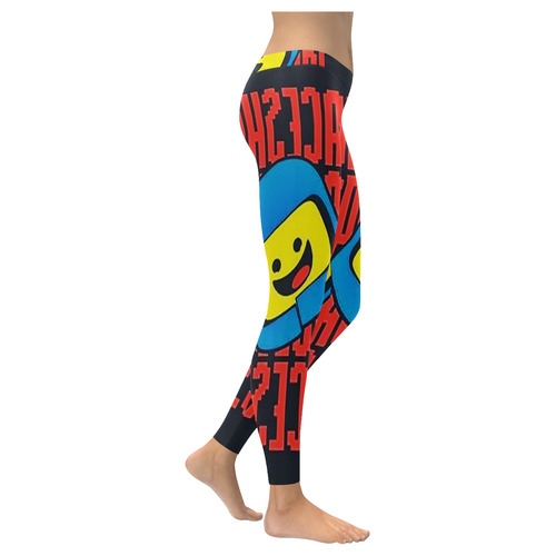 Spaceship Spaceship Women's Low Rise Leggings (Invisible Stitch) (Model L05)