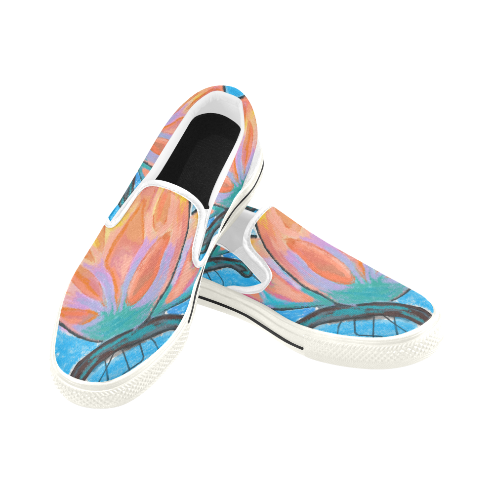 Butterfly Slip-on Canvas Shoes for Kid (Model 019)