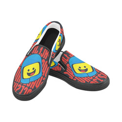 Spaceship Spaceship Men's Slip-on Canvas Shoes (Model 019)