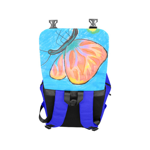 Butterfly Casual Shoulders Backpack (Model 1623)