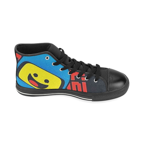 Spaceship Spaceship High Top Canvas Shoes for Kid (Model 017)