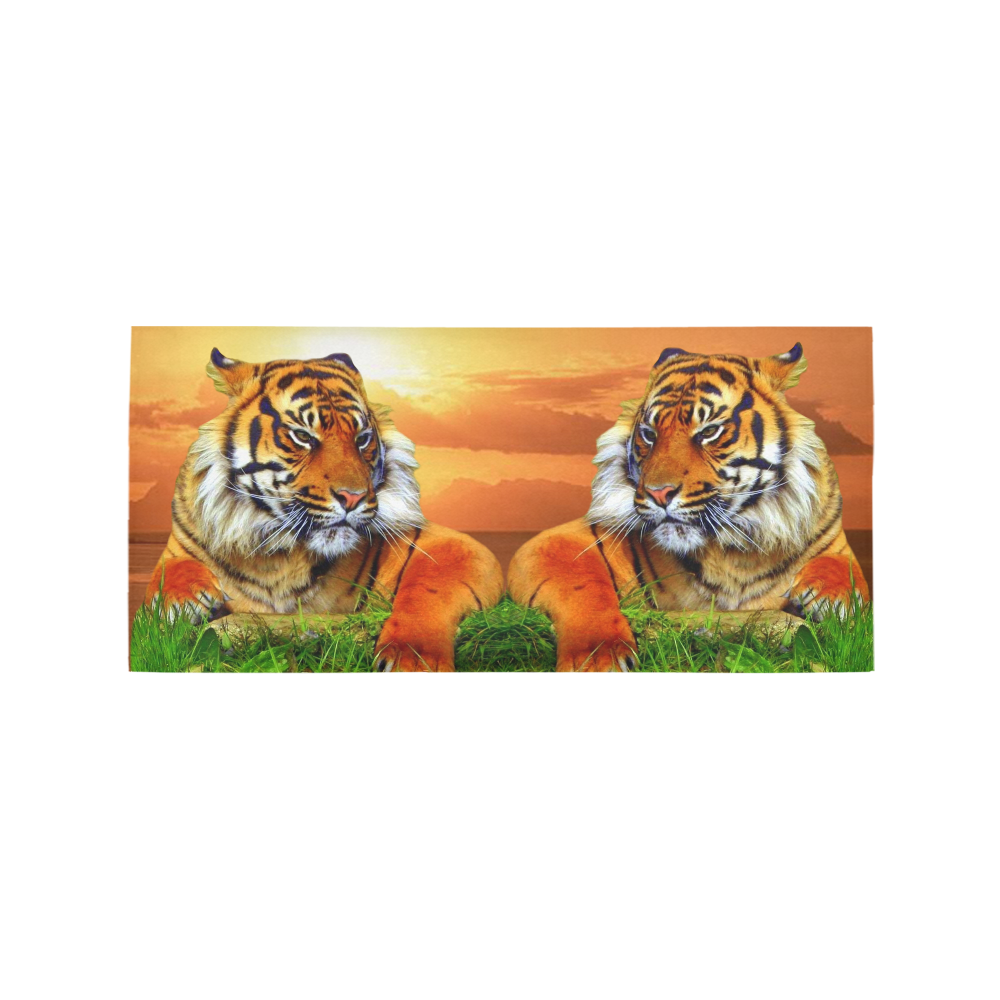 Sumatran Tiger Area Rug 7'x3'3''