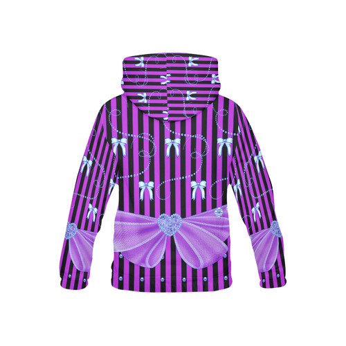 parisian perfection purple kids All Over Print Hoodie for Kid (USA Size) (Model H13)
