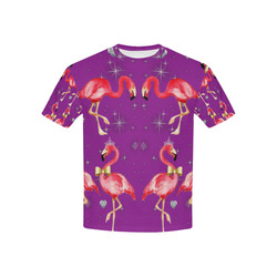pink flamingo purple - kids Kids' All Over Print T-shirt (USA Size) (Model T40)