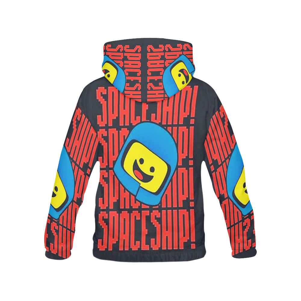 Spaceship Spaceship All Over Print Hoodie for Men (USA Size) (Model H13)