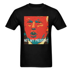 Trump Not My President Men's T-Shirt in USA Size (Two Sides Printing)