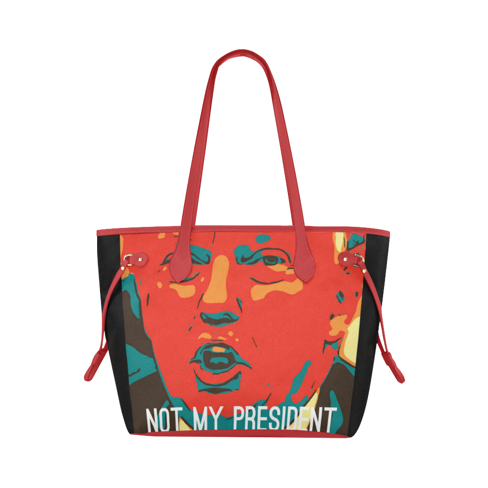 Trump Not My President Clover Canvas Tote Bag (Model 1661)