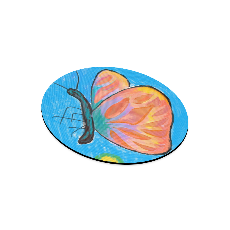 Butterfly Round Mousepad