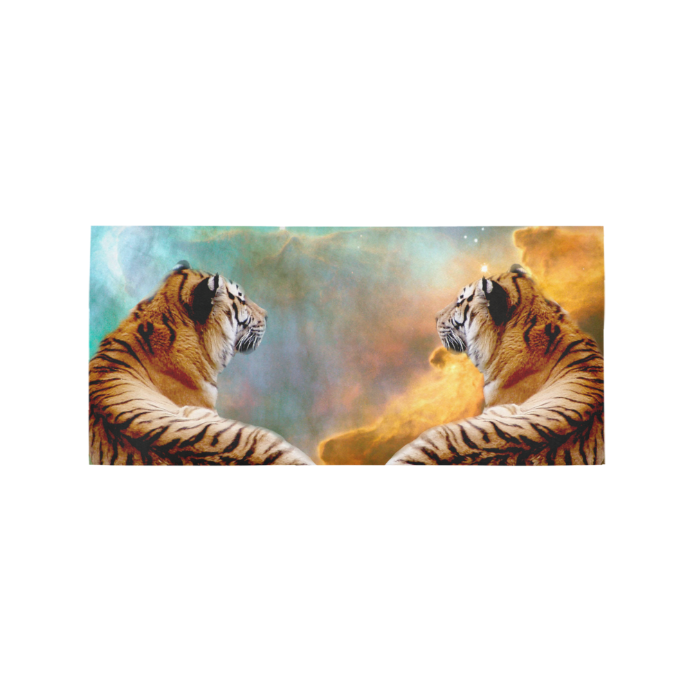 Tiger and Nebula Area Rug 7'x3'3''