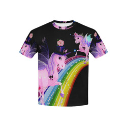 unicorns and rainbows - kids Kids' All Over Print T-shirt (USA Size) (Model T40)