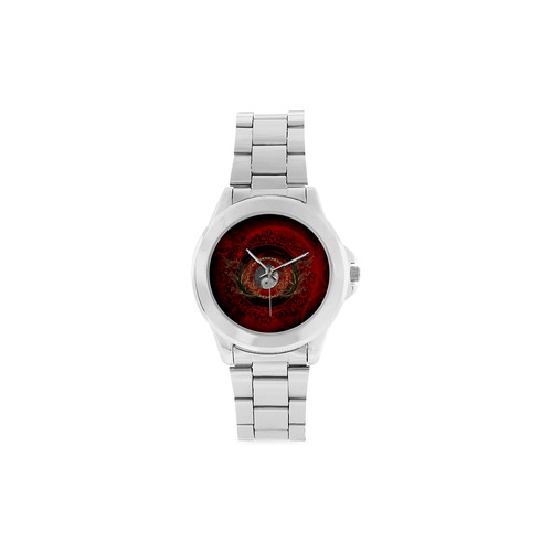 The sign ying and yang Unisex Stainless Steel Watch(Model 103)