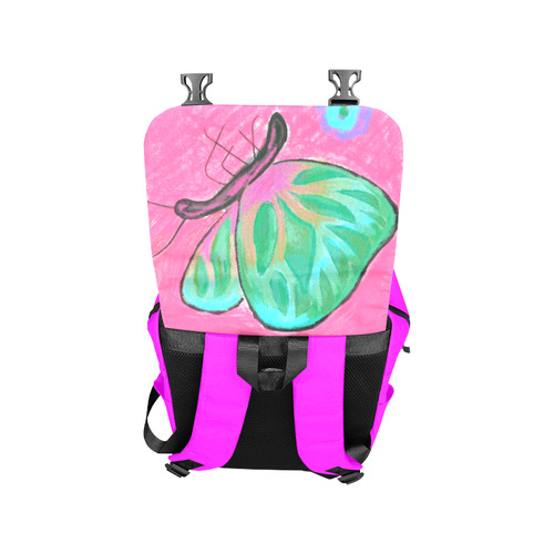 Butterfly Casual Shoulders Backpack (Model 1623)