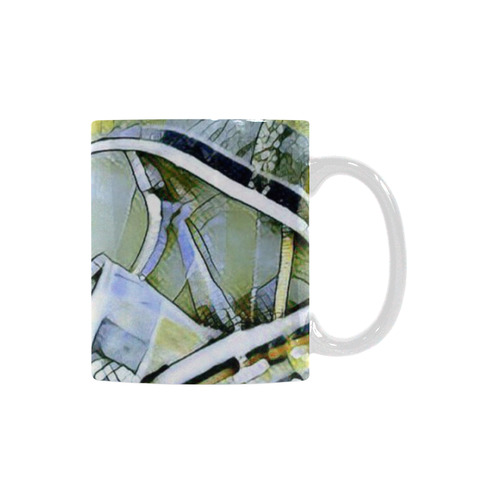 another modern moment, yellow by FeelGood White Mug(11OZ)