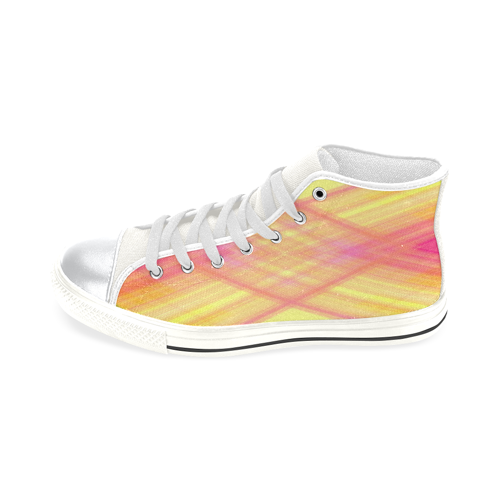 SummerofFun-colorexplosion High Top Canvas Shoes for Kid (Model 017)