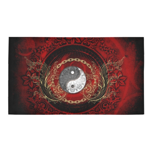 The sign ying and yang Bath Rug 16''x 28''