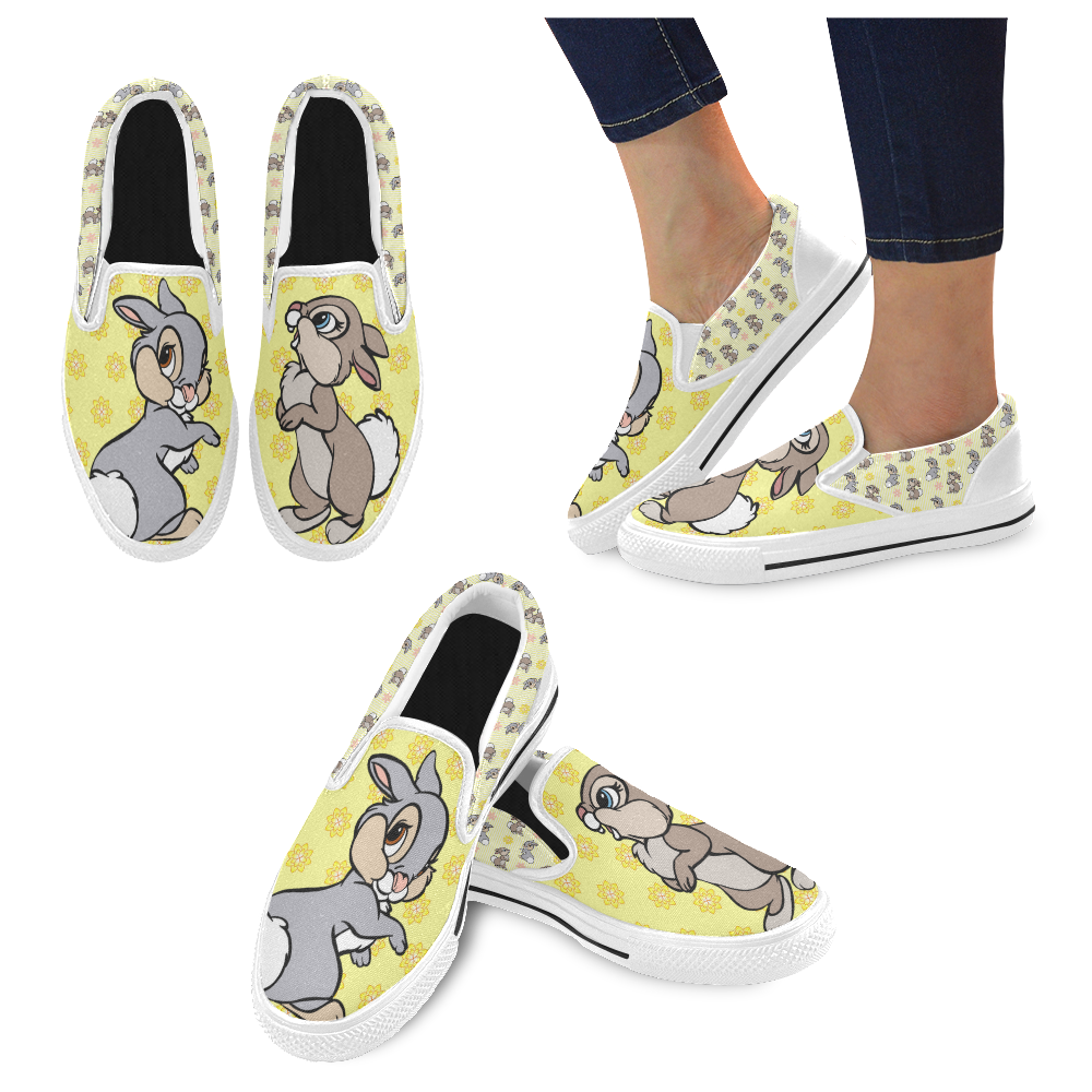 Thumper Women's Unusual Slip-on Canvas Shoes (Model 019)