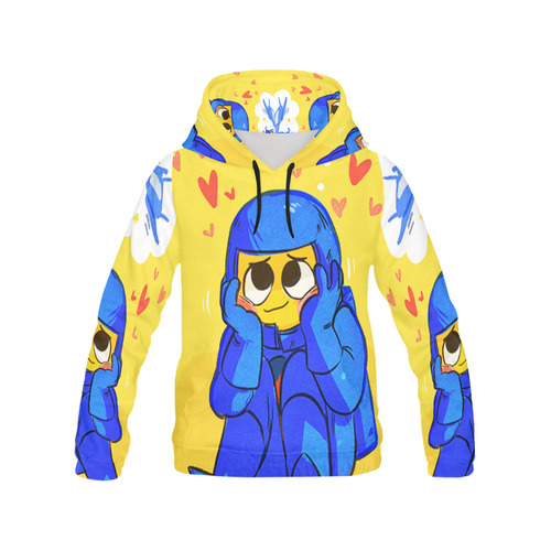Benny & his Spaceship All Over Print Hoodie for Men (USA Size) (Model H13)