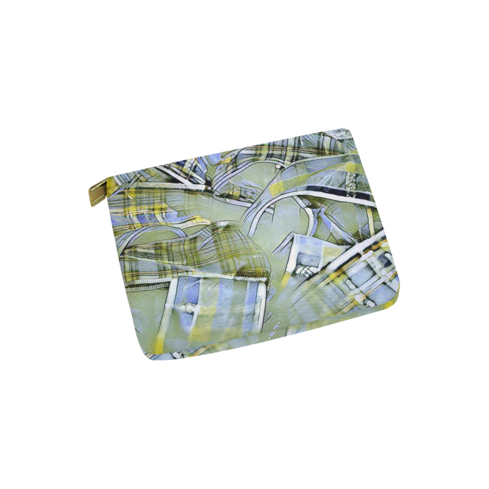 another modern moment, yellow by FeelGood Carry-All Pouch 6''x5''