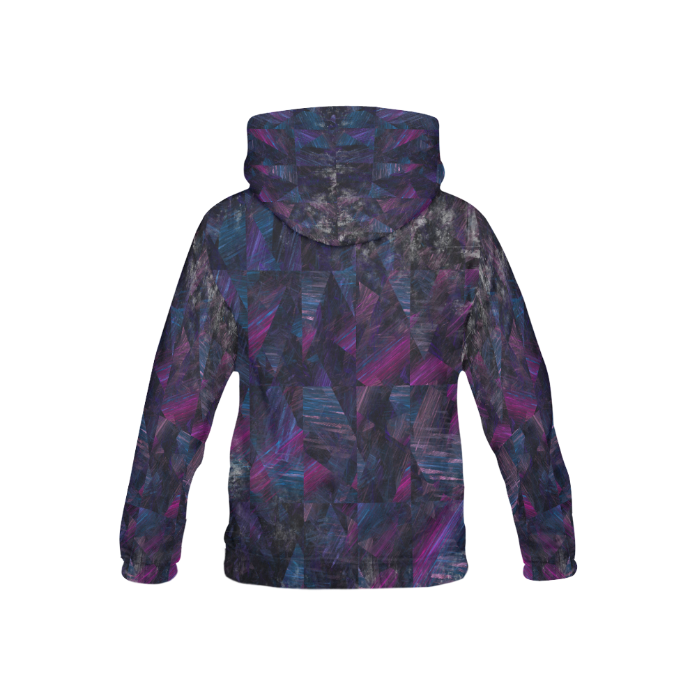 fractured All Over Print Hoodie for Kid (USA Size) (Model H13)