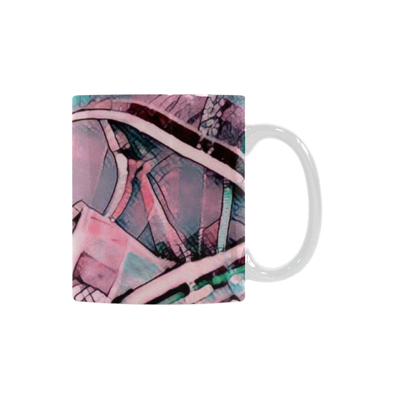 another modern moment, pink by FeelGood White Mug(11OZ)