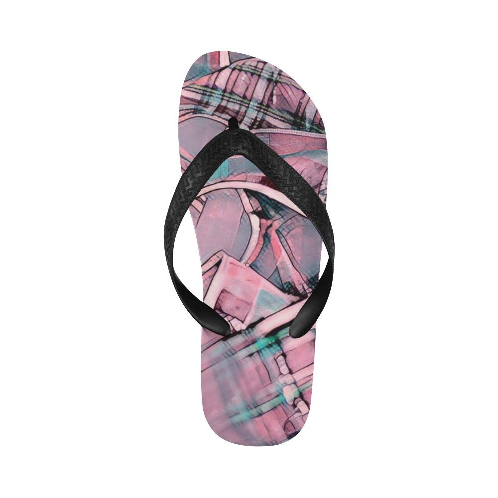 another modern moment, pink by FeelGood Flip Flops for Men/Women (Model 040)