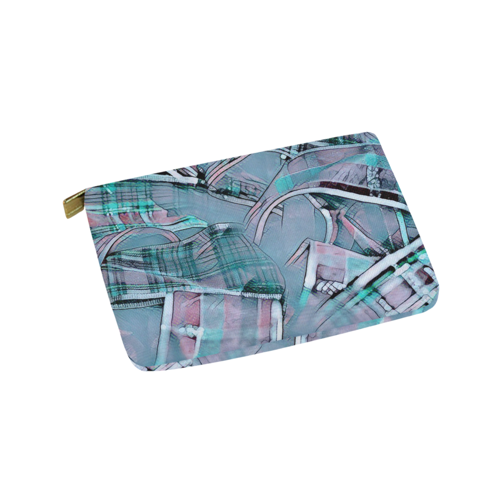 another modern moment, aqua by FeelGood Carry-All Pouch 9.5''x6''
