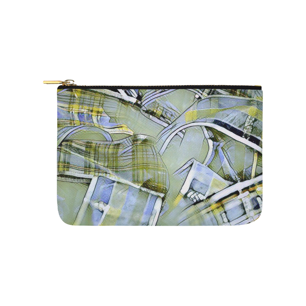 another modern moment, yellow by FeelGood Carry-All Pouch 9.5''x6''