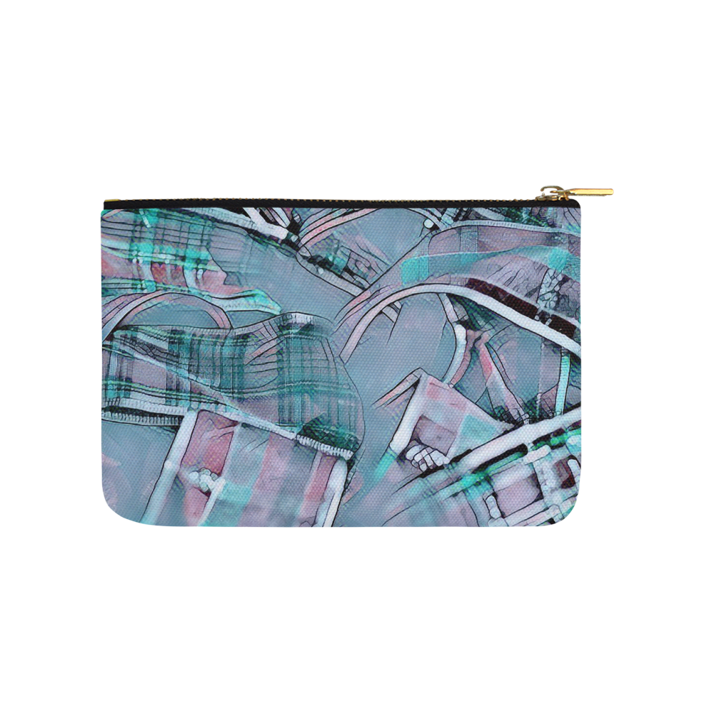 another modern moment, aqua by FeelGood Carry-All Pouch 9.5''x6''