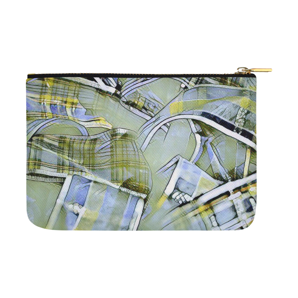 another modern moment, yellow by FeelGood Carry-All Pouch 12.5''x8.5''