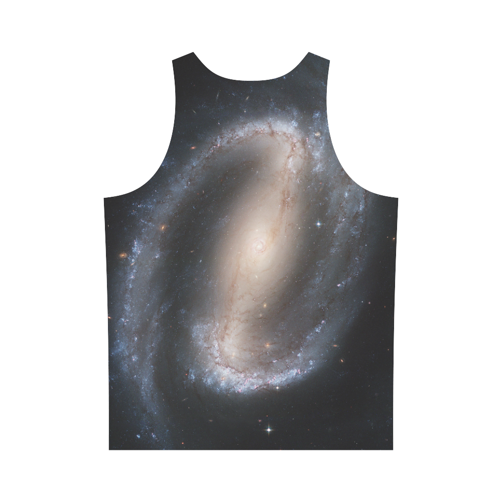 Barred spiral galaxy NGC 1300 All Over Print Tank Top for Men (Model T43)