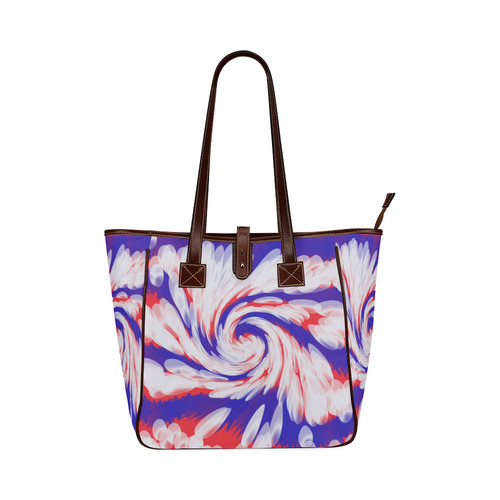 Red White Blue USA Patriotic Abstract Classic Tote Bag (Model 1644)