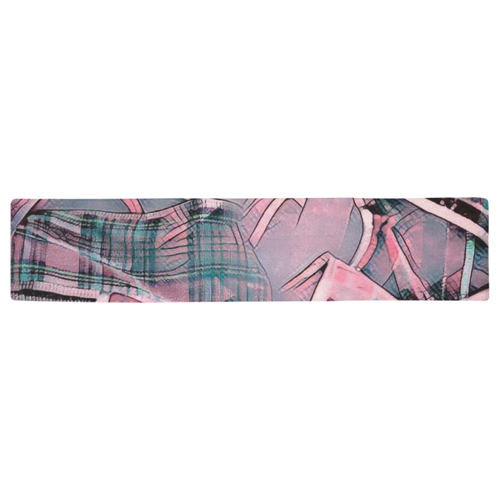 another modern moment, pink by FeelGood Table Runner 16x72 inch
