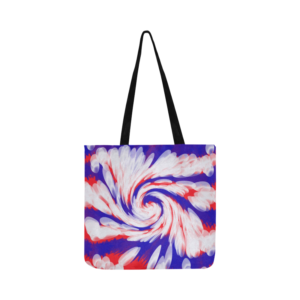 Red White Blue USA Patriotic Abstract Reusable Shopping Bag Model 1660 (Two sides)