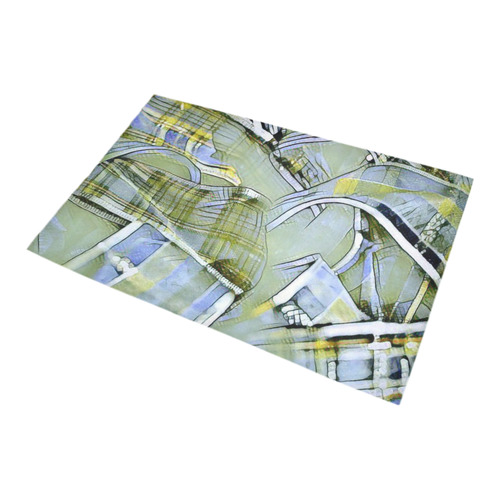 another modern moment, yellow by FeelGood Bath Rug 20''x 32''