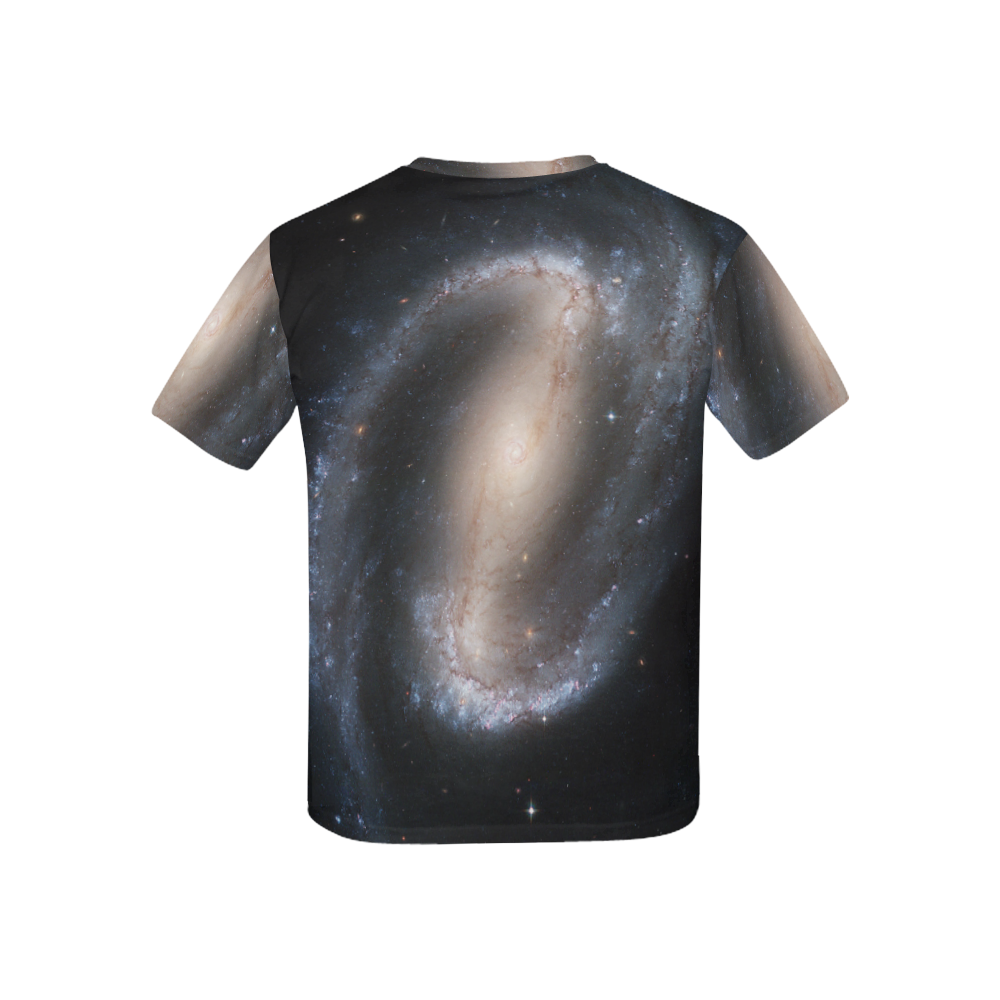 Barred spiral galaxy NGC 1300 Kids' All Over Print T-shirt (USA Size) (Model T40)