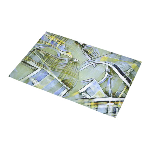 another modern moment, yellow by FeelGood Bath Rug 16''x 28''