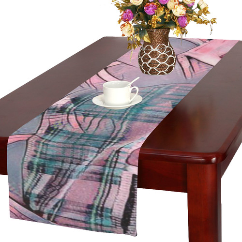 another modern moment, pink by FeelGood Table Runner 16x72 inch