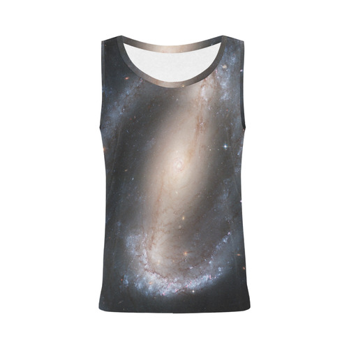 Barred spiral galaxy NGC 1300 All Over Print Tank Top for Women (Model T43)