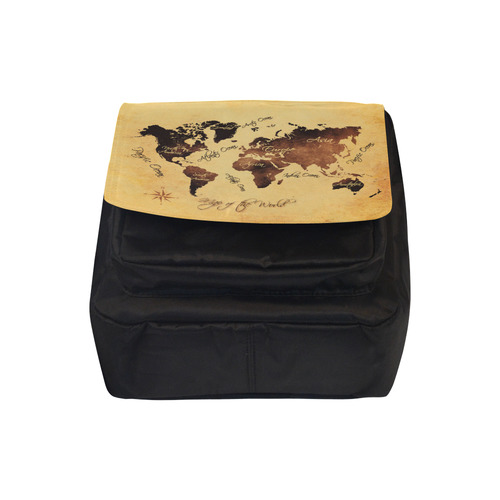 world map Crossbody Nylon Bags (Model 1633)