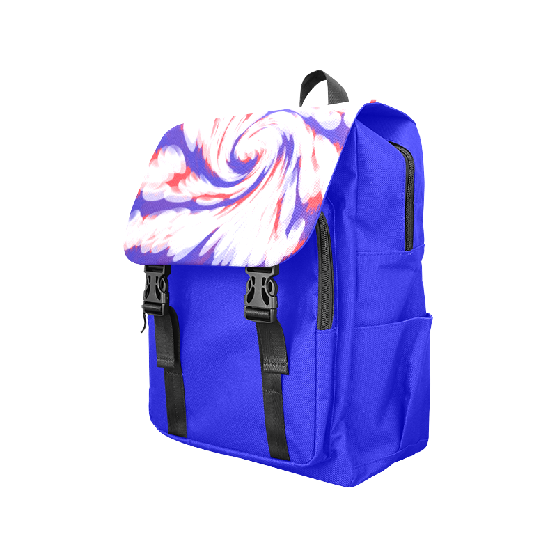 Red White Blue USA Patriotic Abstract Casual Shoulders Backpack (Model 1623)
