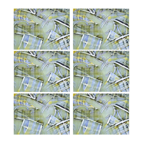 another modern moment, yellow by FeelGood Placemat 14’’ x 19’’ (Set of 6)