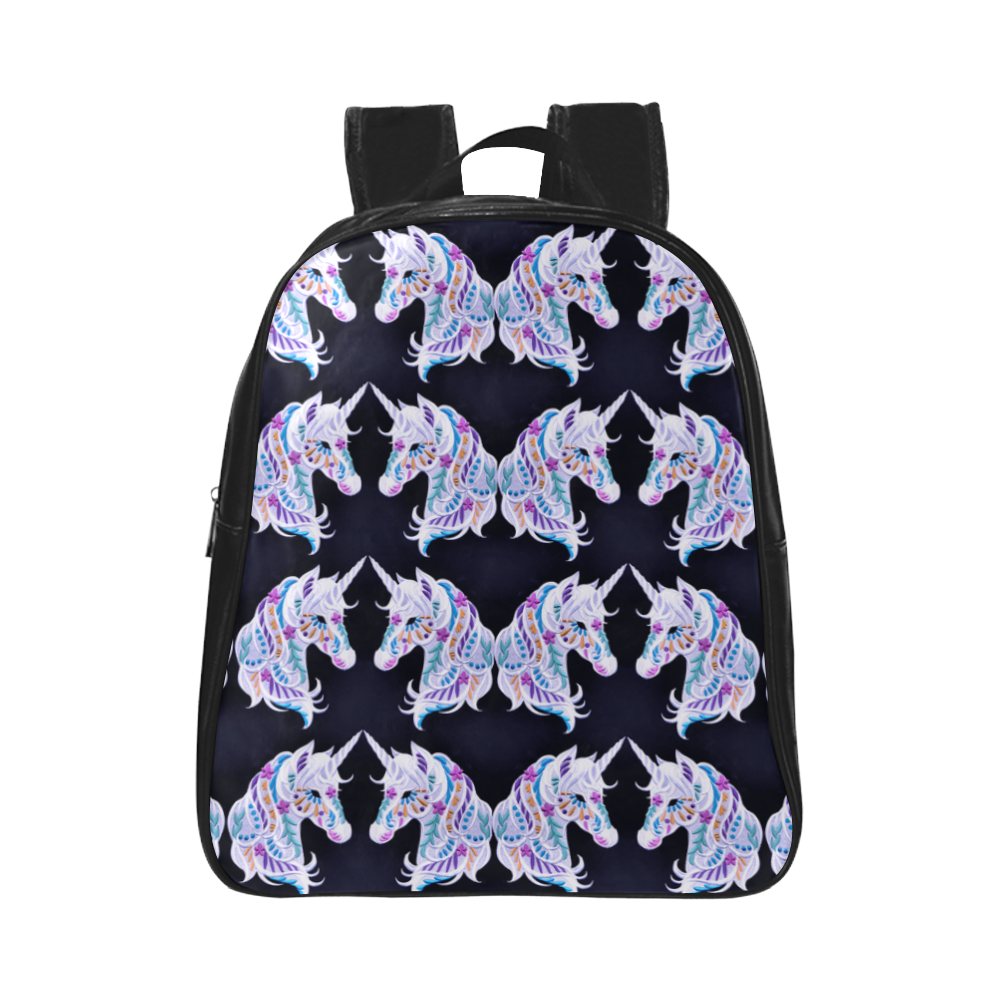 -unicorn kids bags School Backpack (Model 1601)(Small)