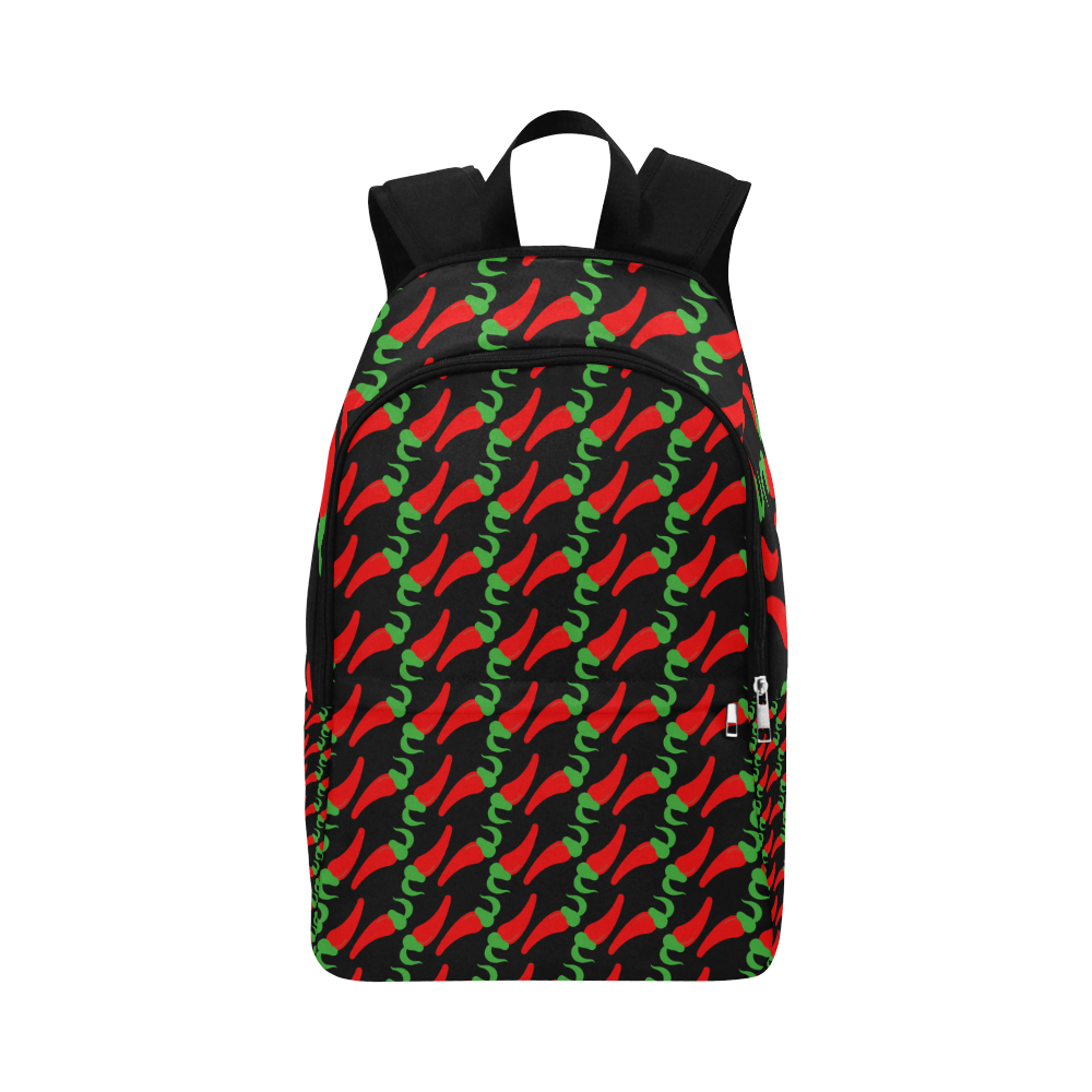 Red Hot Chilli Pepper Pattern Fabric Backpack for Adult (Model 1659)